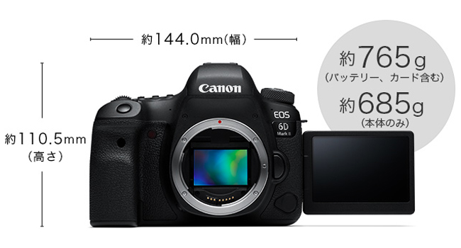 Amazon | Canon デジタル一眼レフカメラ EOS 6D Mark II EF24-105 IS