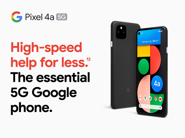 Amazon.com: Google Pixel 4a with 5G - Android Phone - New Unlocked