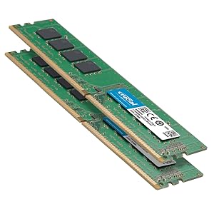 Crucial 16GB Kit (8GB x 2) DDR4 2666 MT/s (PC4-21300) UDIMM 288