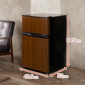 Amazon.co.jp: Grand Line 冷蔵庫 90L 2ドア 左右付け替えドア 幅49.5