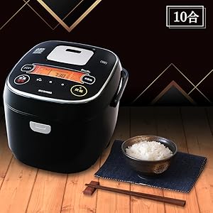 Amazon | アイリスオーヤマ IH炊飯器 一升 10合 IH式 31銘柄炊き分け