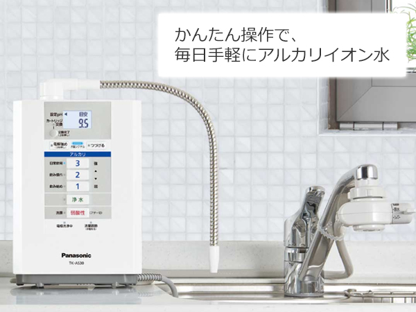 Amazon.co.jp: パナソニック アルカリイオン整水器 パールホワイト TK