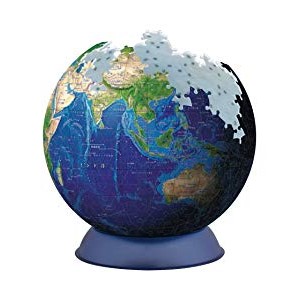 Amazon.co.jp: 240ピース ジグソーパズル 3Dキュウタイパズル ブルー