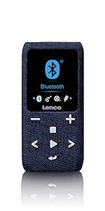 Lenco Xemio-861 - Bluetooth MP3 Player - 8GB Micro-SD Karte