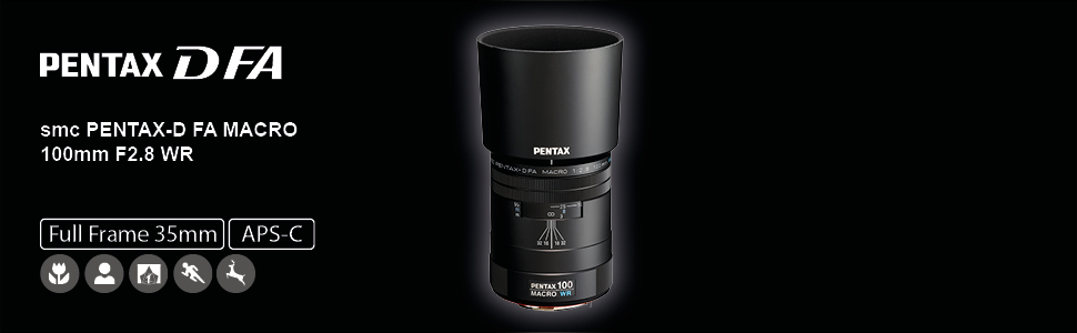 Amazon.com : Pentax 100mm f/2.8 WR D FA smc Macro Lens for Pentax
