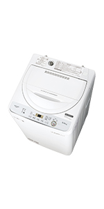 Amazon.co.jp: シャープ SHARP 全自動洗濯機 幅56.5cm(ボディ幅52.0cm