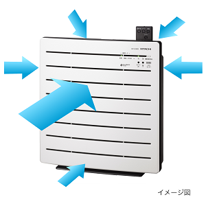 Amazon | 日立 空気清浄機 クリエア ~15畳 床置き・卓上兼用タイプ PM2