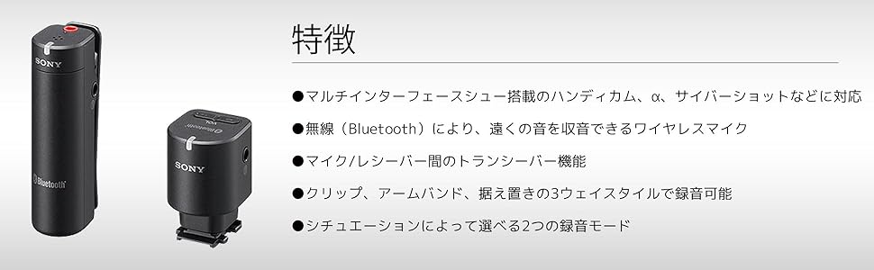 Amazon.co.jp: SONY(ソニー) ワイヤレスマイクロホン ECM-W1M C : 楽器