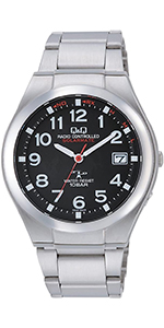 Amazon.co.jp: [シチズン Q&Q] 腕時計 アナログ 電波 ソーラー 防水