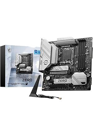 MSI B760M Project Zero Gaming Motherboard (Support 14th/13th/12th