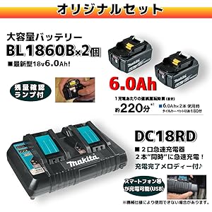 Amazon | ロボットクリーナーRC200DZSP 純正品6.0Ahバッテリー2個