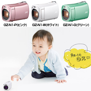 Amazon | JVCKENWOOD JVC ビデオカメラ BabyMovie 内蔵メモリー8GB