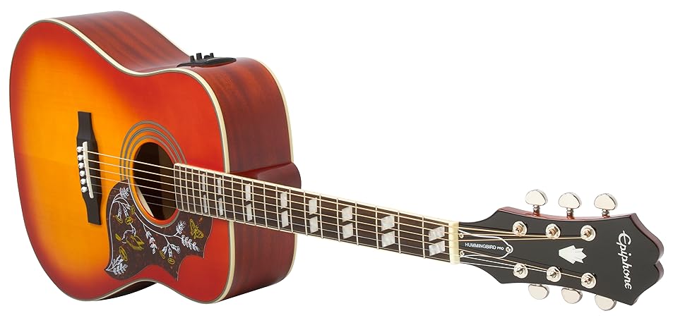 Amazon | Epiphone/Hummingbird Studio Faded Cherry Sunburst