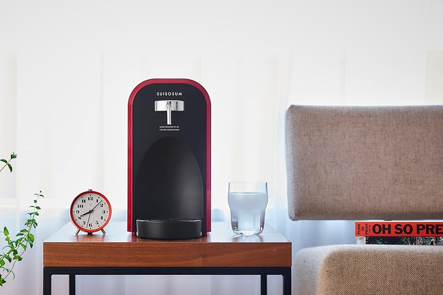 Amazon.co.jp: 卓上型水素水生成器【AQU アキュー】レッド : ホーム