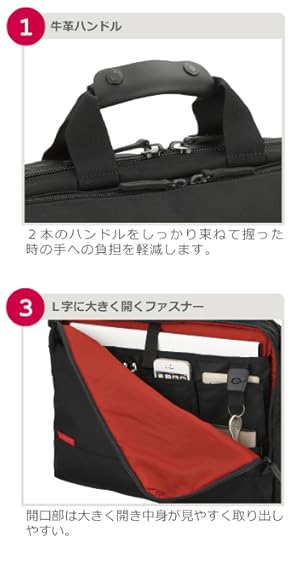 Amazon.co.jp: [マンハッタンパッセージ] 3Way ブリーフケース 7013