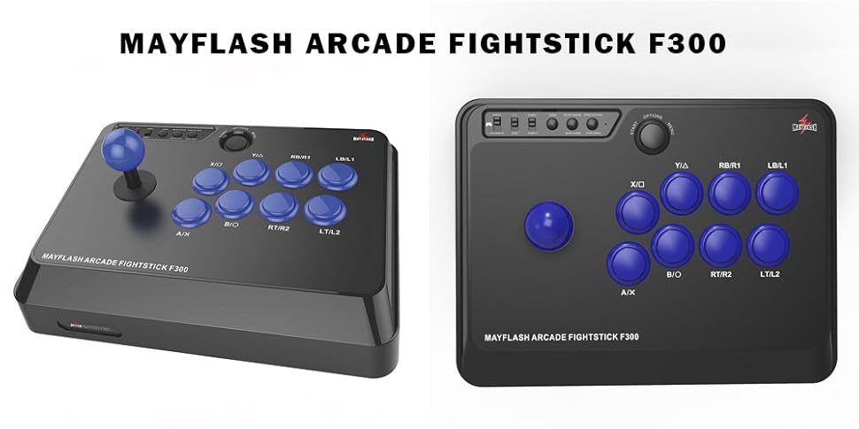 Amazon.co.jp: Mayflash F300 アーケードコントローラー PS4 PS3 XBOX