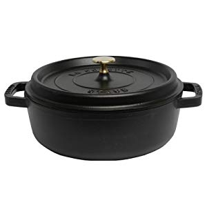 Amazon｜[ストウブ] staub シャロー ラウンド ココット 26cm ブラック