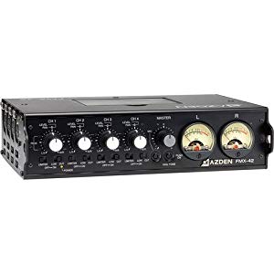 Amazon | AZDEN/アツデン 4チャンネル ポータブル ミキサー[FMX-42u