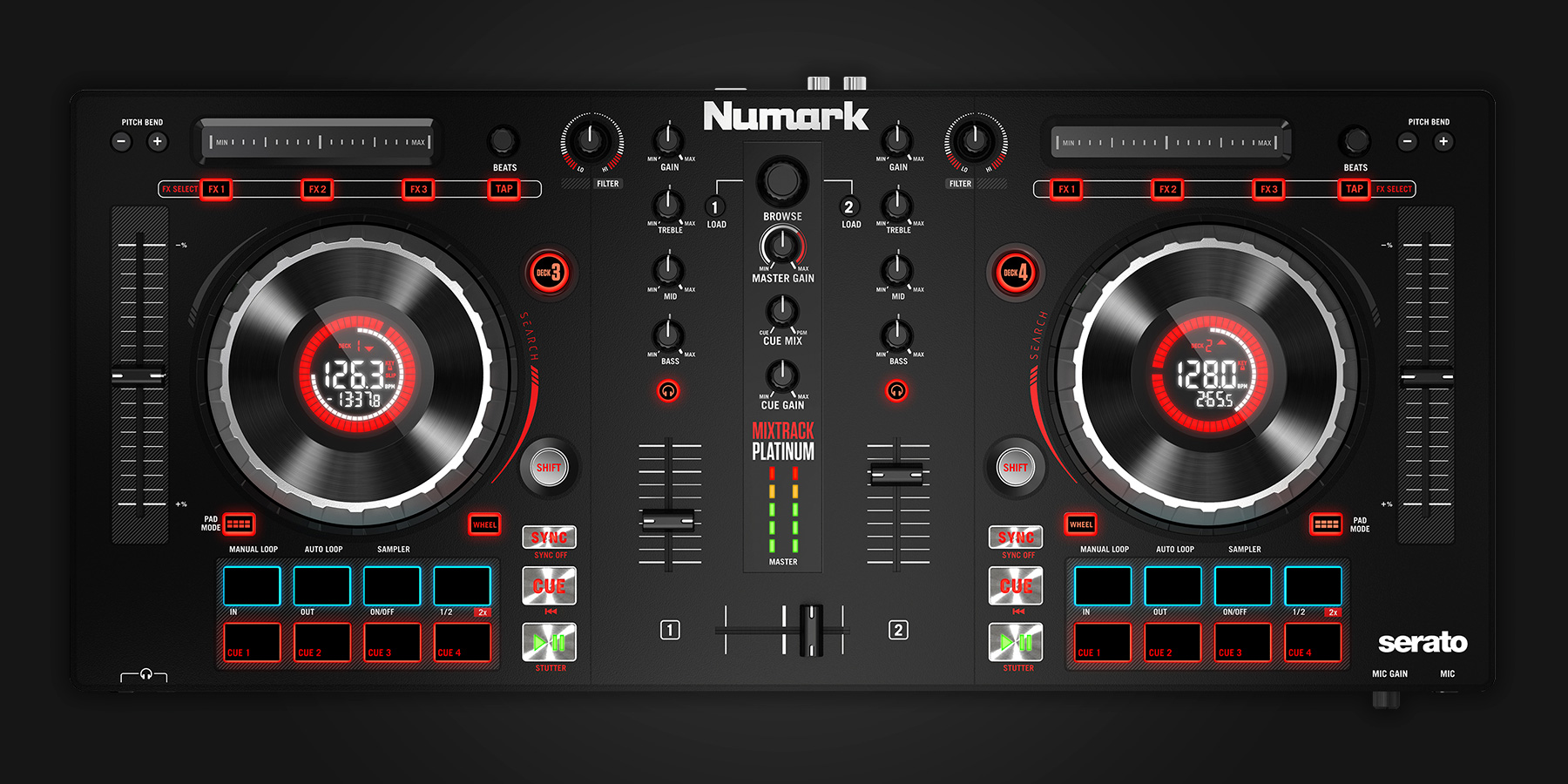 Numark Mixtrack Platinum - Serato DJ Hardware
