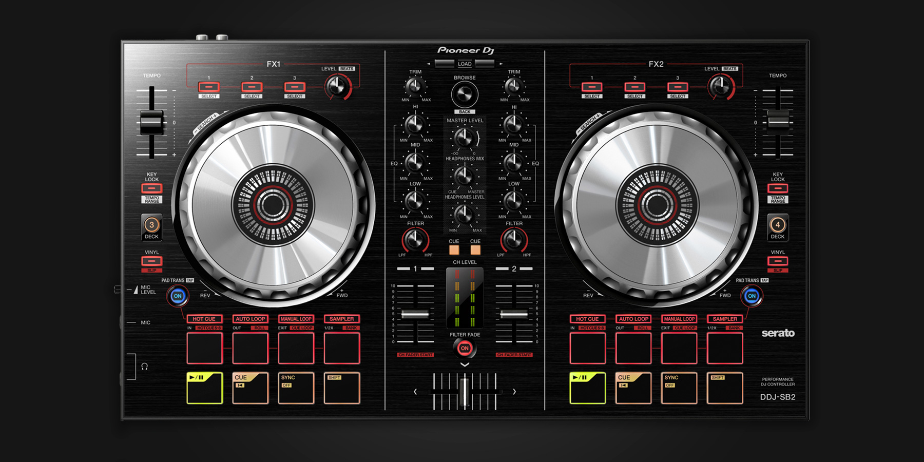 Pioneer DJ DDJ-SB2 - Serato DJ Hardware