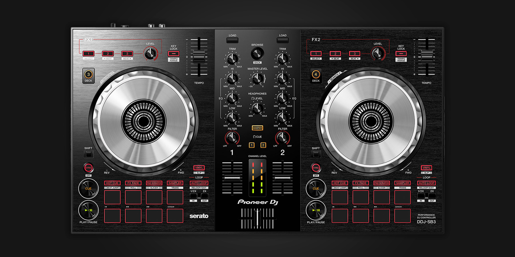 Pioneer DJ DDJ SB3 - Serato DJ Hardware