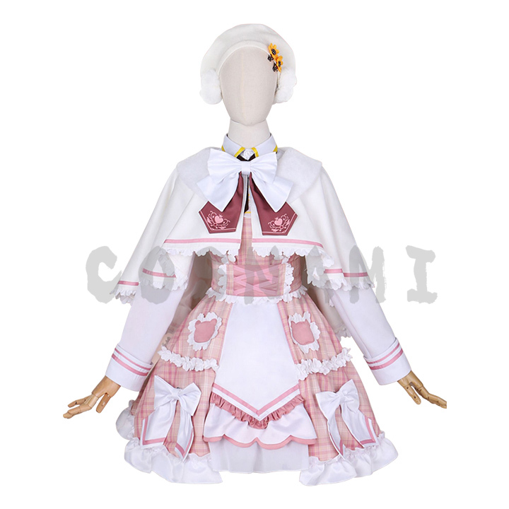 Vtuber 本間ひまわり コスプレ衣装 コスチューム 着せ替え ロリータ