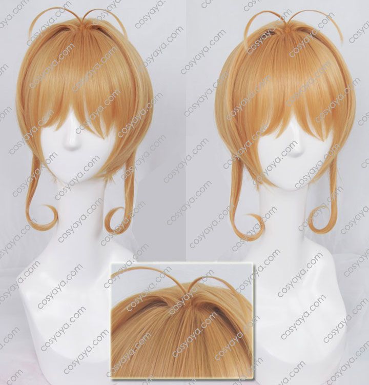 カードキャプターさくら 木之本桜コスプレウィッグ 中学 CCさくら