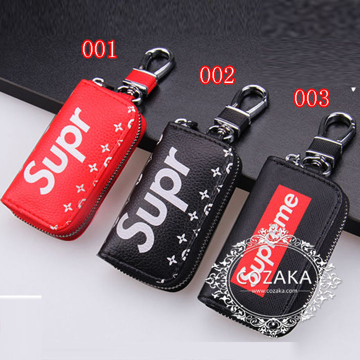 シュプリーム スマートキーケース 革 車用品 supreme 車用キーケース