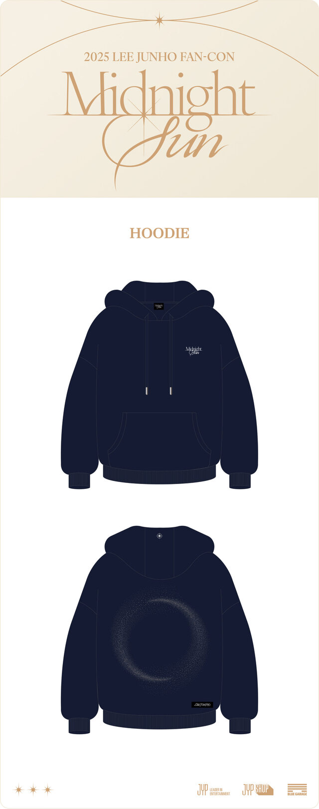 Lee Junho HOODIE - Midnight Sun | JYP SHOP