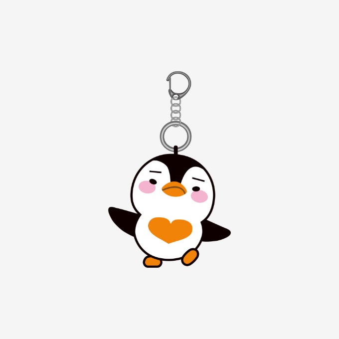 Lee Junho PenPen FLAT PLUSH KEYRING BABY Ver. - Midnight Sun | JYP
