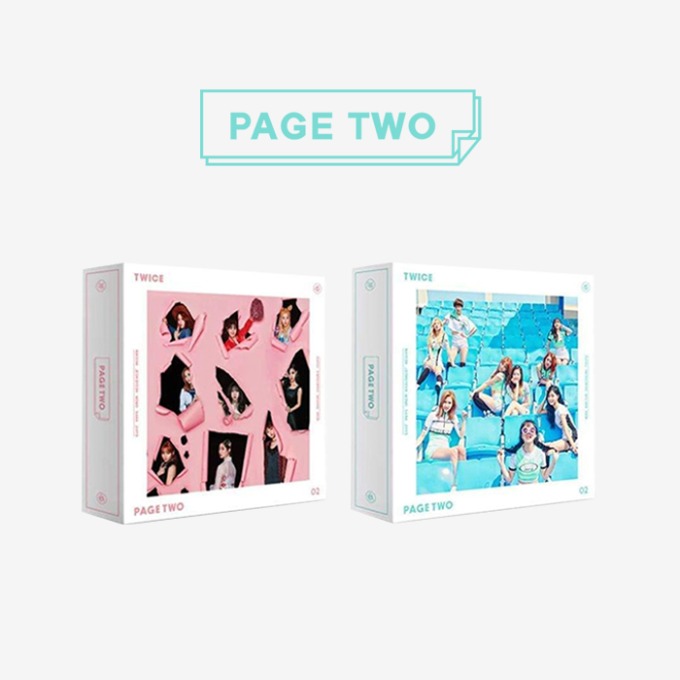 TWICE 2nd Mini Album PAGE TWO | JYP SHOP