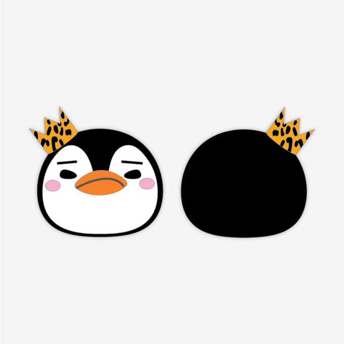 JUNHO PenPen PLUSH CUSHION Face ver. - 'Before Midnight' | JYP SHOP