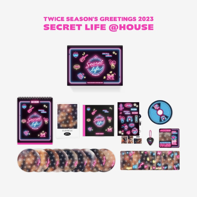 TWICE SEASON'S GREETINGS 2023 - SECRET LIFE @HOUSE | JYP SHOP