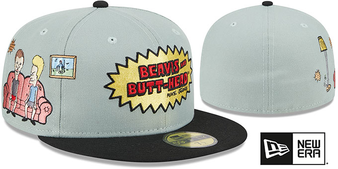 Beavis and Butt-Head COUCH Fitted Hat by New Era