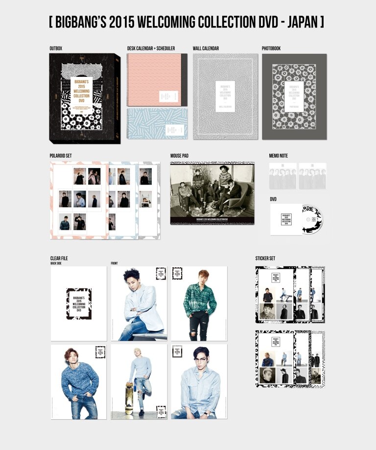 BIGBANG'S 2015 WELCOMING COLLECTION DVD」 2015.03.25 On Sale！