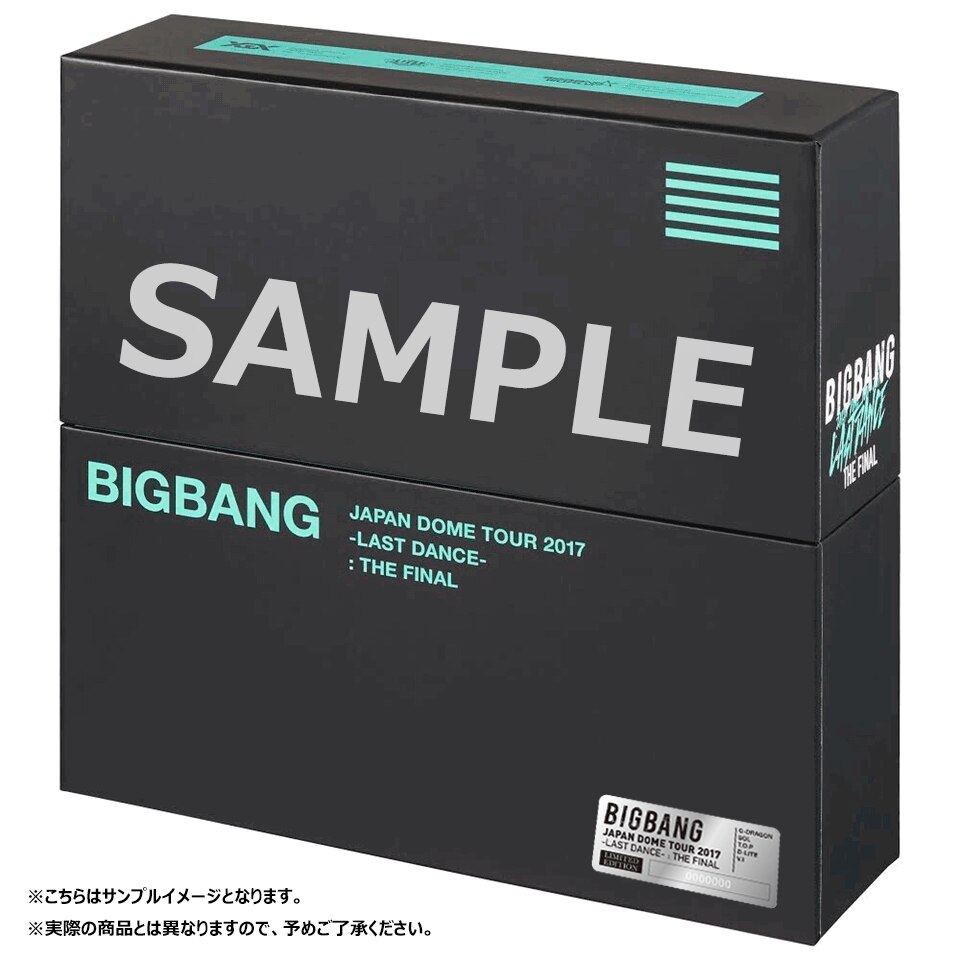 BIGBANG LIVE DVD & Blu-ray「BIGBANG JAPAN DOME TOUR 2017 -LAST