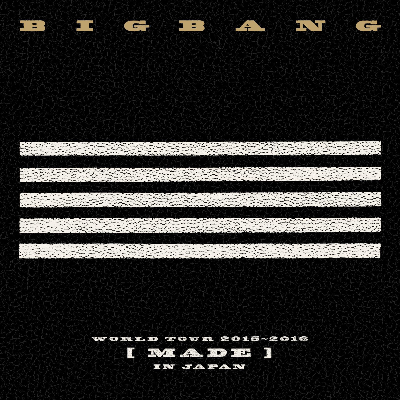 BIGBANG WORLD TOUR 2015～2016 [MADE] IN JAPAN』LIVE CD(2枚組)、3/9