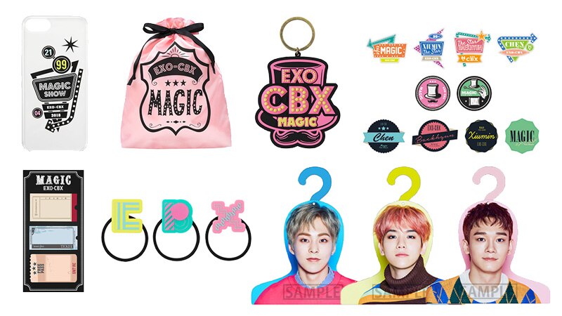 EXO-CBX JAPAN 1st FULL ALBUM『MAGIC』リリース記念POPUP STOREグッズ