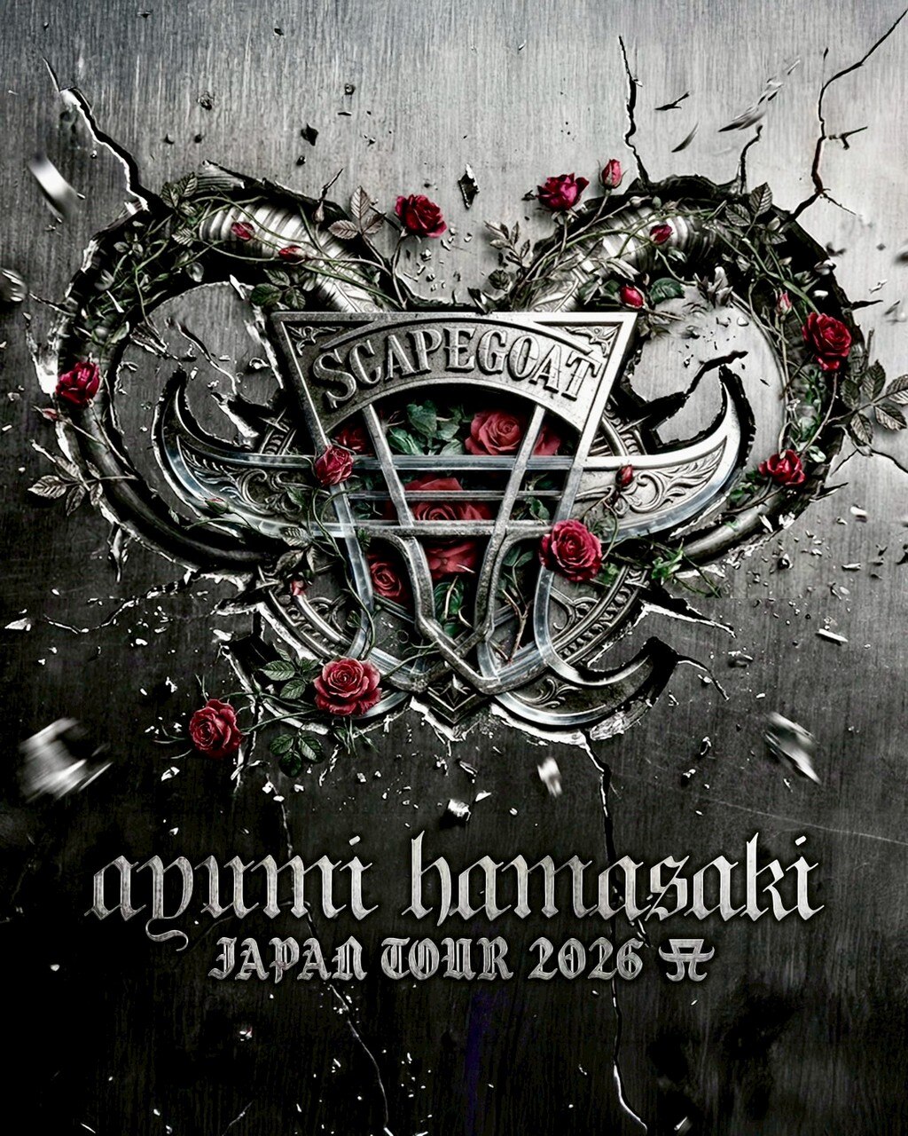 ayumi hamasaki JAPAN TOUR 2026 A -Scapegoat-」開催決定！！ TeamAyu