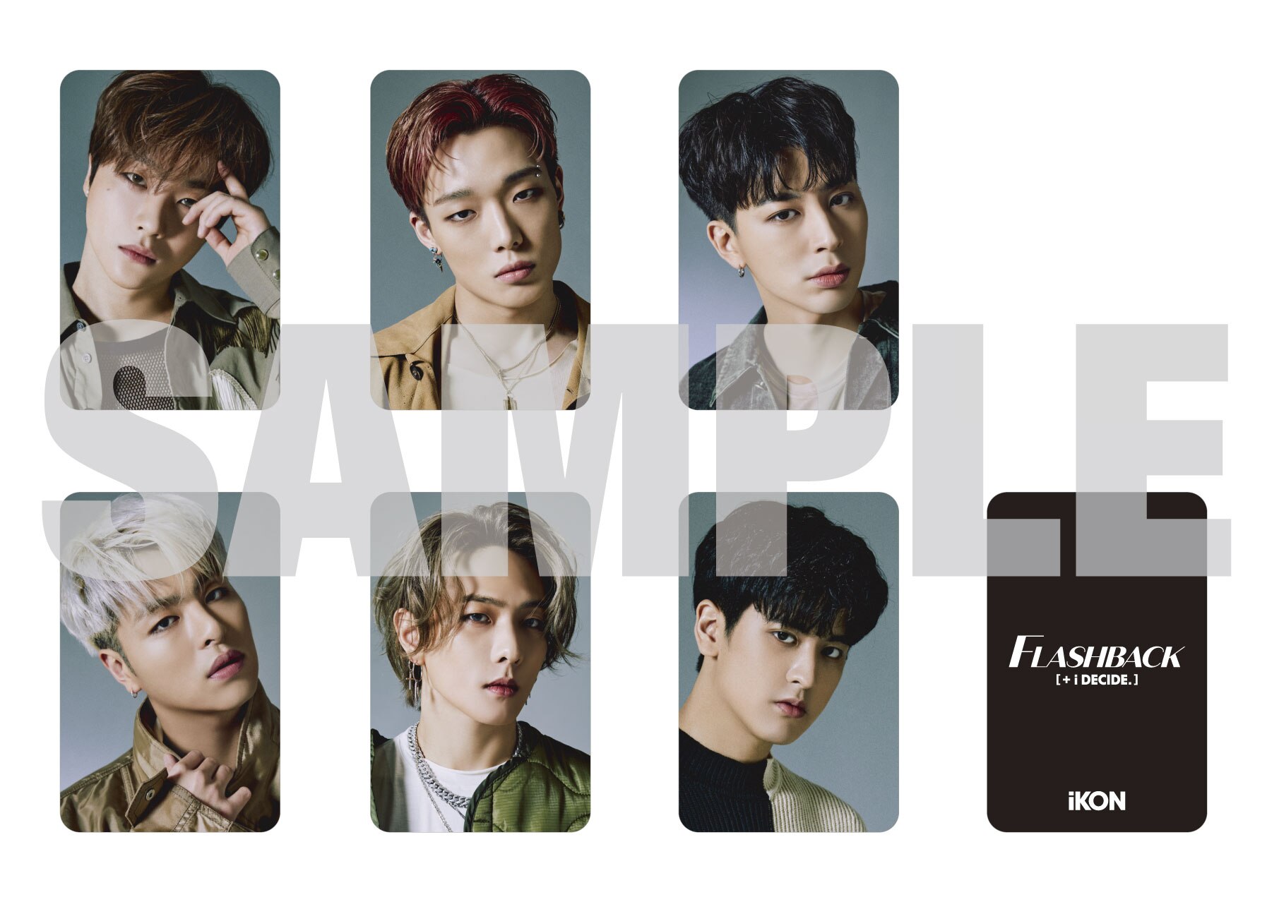 商品展開図公開!!】JAPAN NEW ALBUM『FLASHBACK [+ i DECIDE]』｜iKON