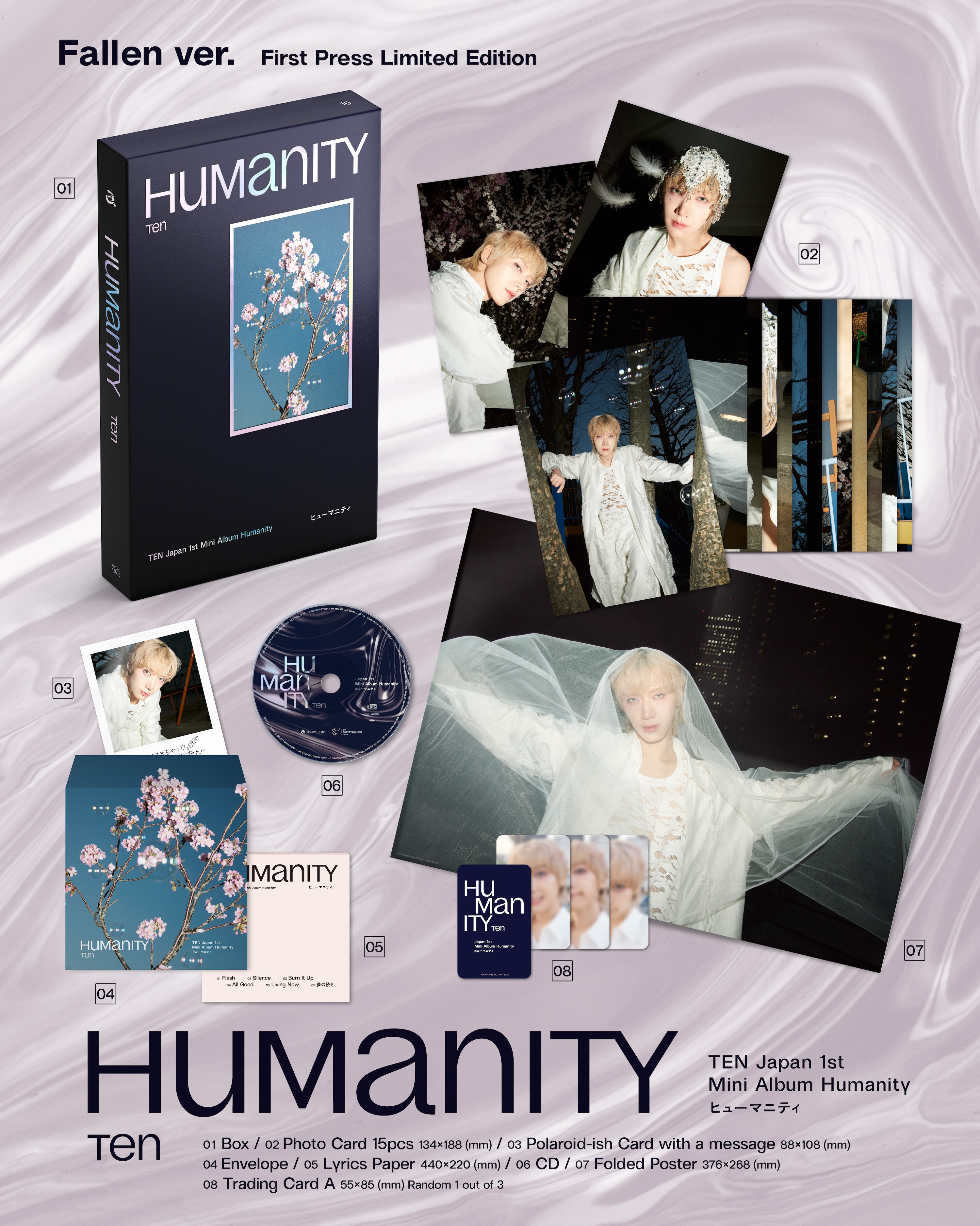 TEN Japan 1st Mini Album『Humanity』5月28日(水)リリース決定！＜LP