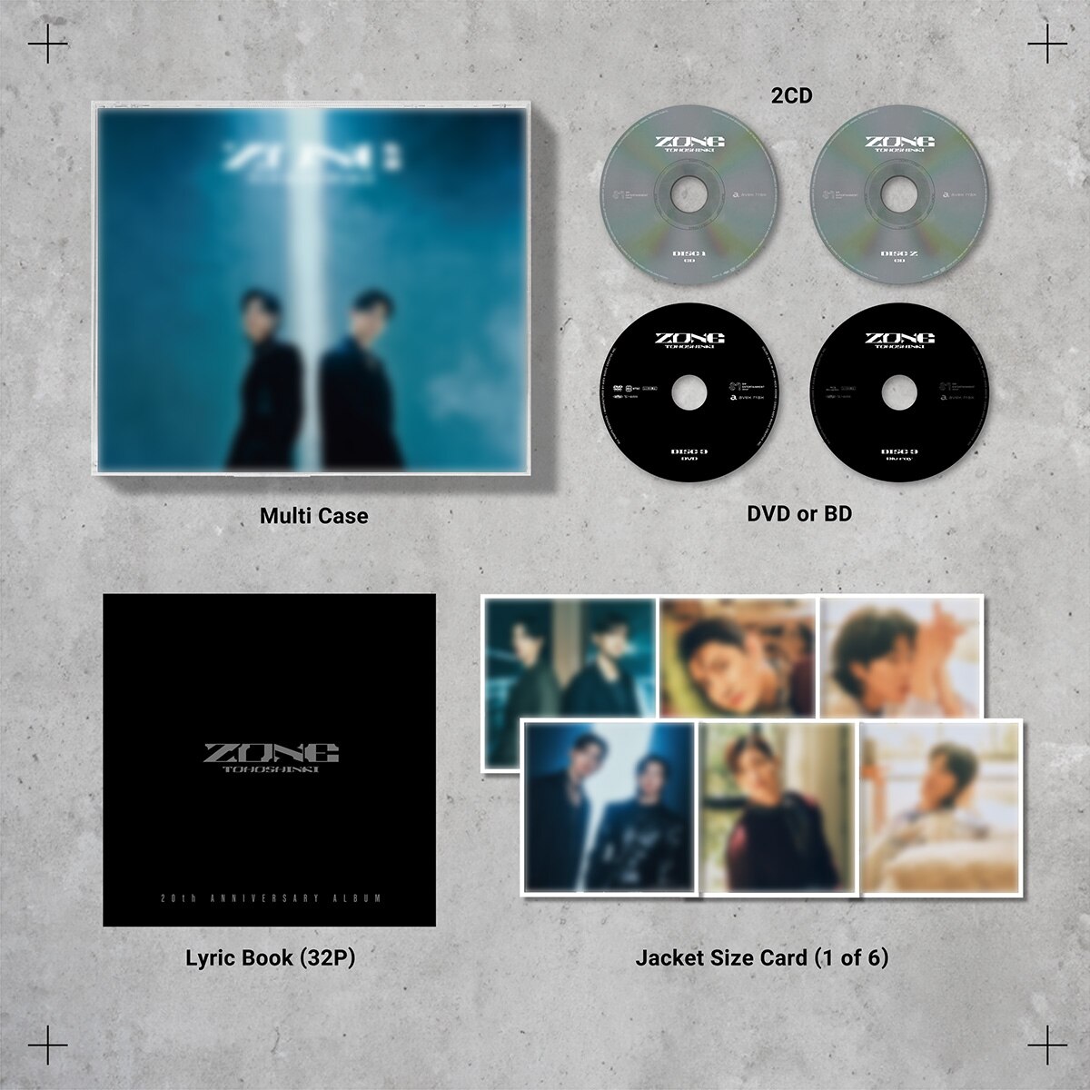 2024年11月6日(水）FULL ALBUM「ZONE」全形態の商品イメージを公開