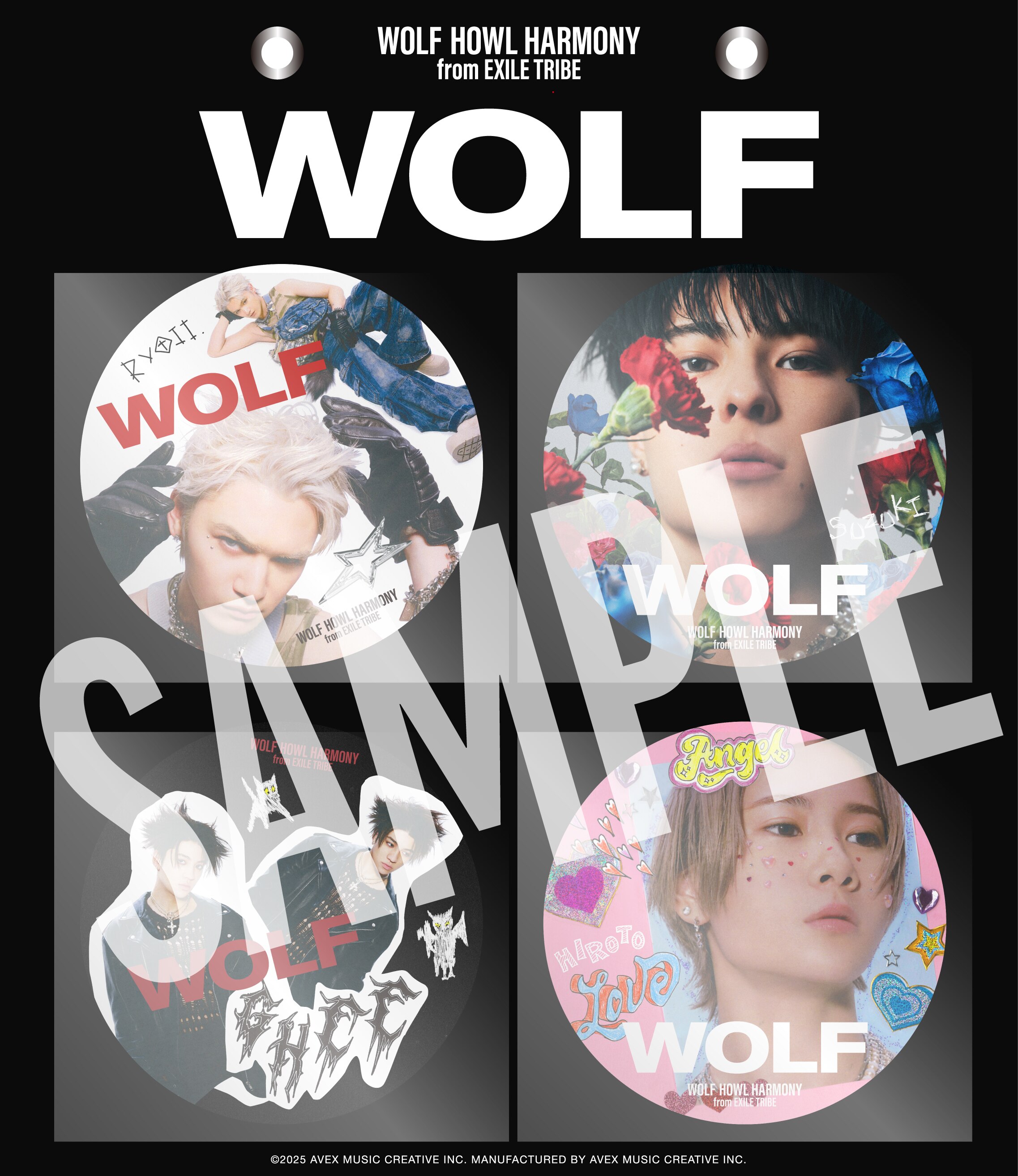 WOLF HOWL HARMONY 1st Album『WOLF』LIVE ver. ・MV ver. 収録内容