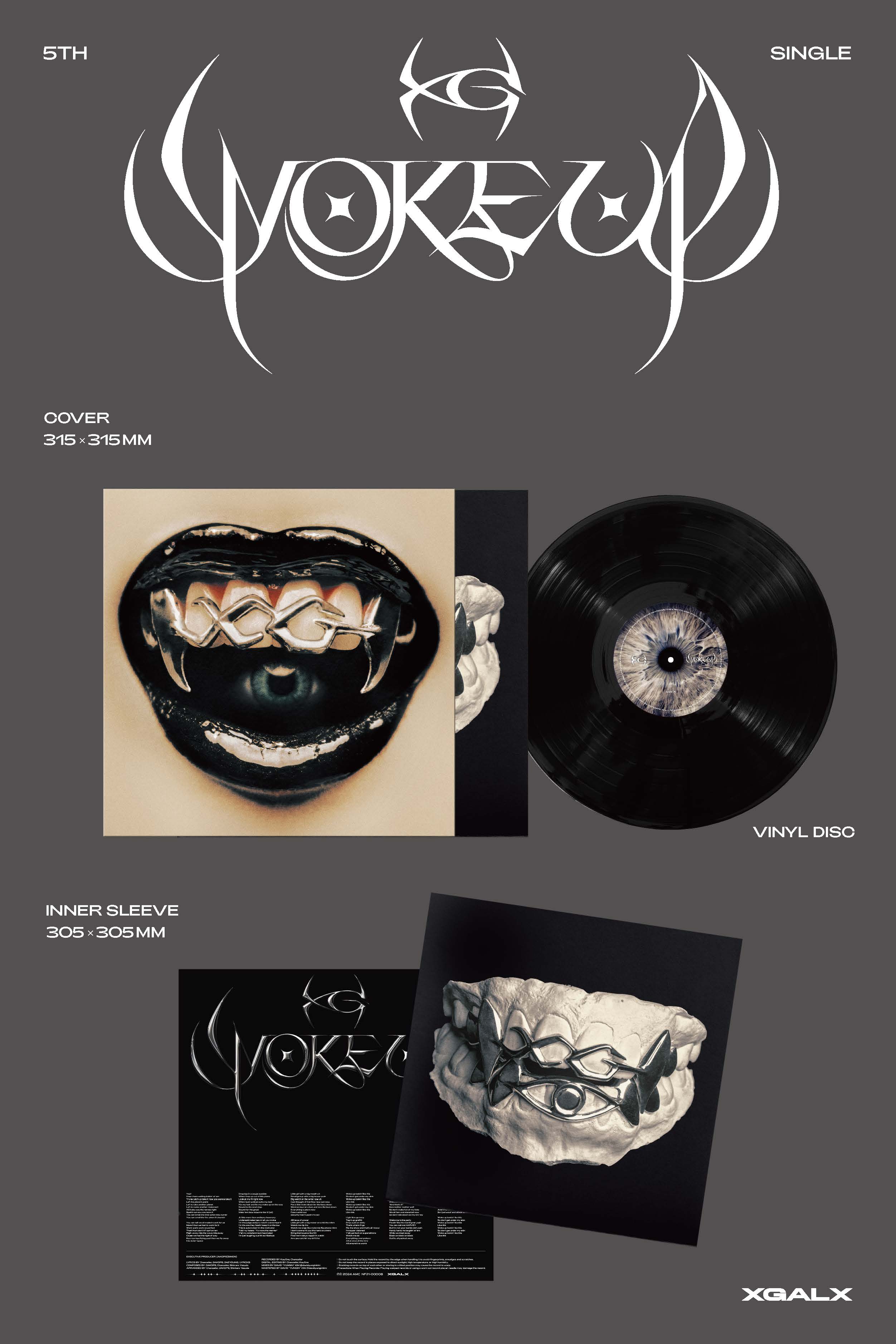 5th Single 'WOKE UP' VINYL (12inch) 【XG OFFICIAL SHOP】数量限定