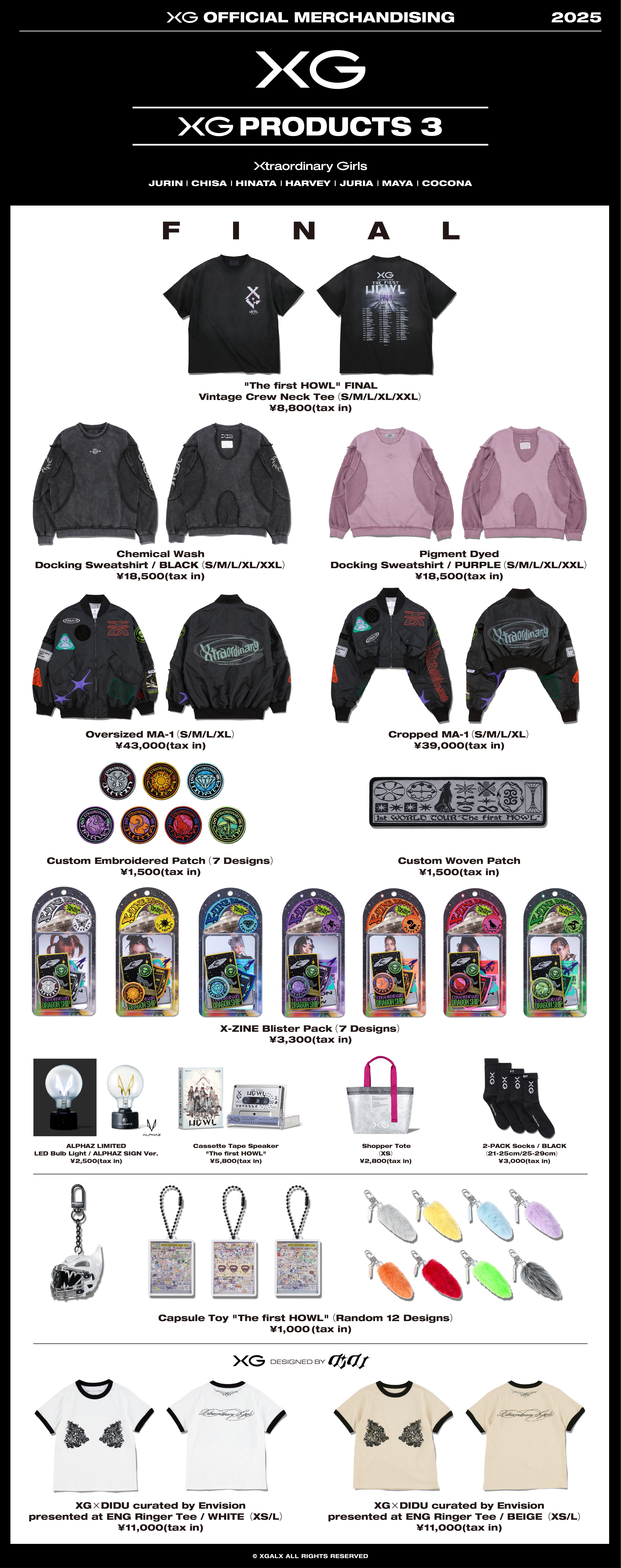 New Release】XG 1st WORLD TOUR 