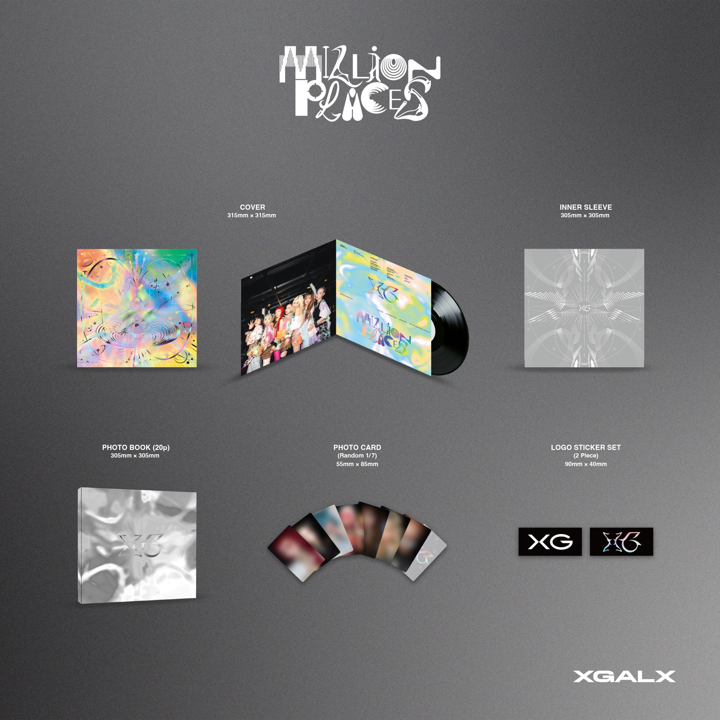 6th Single 'MILLION PLACES' - Pressed to Drop - NEWS | XG