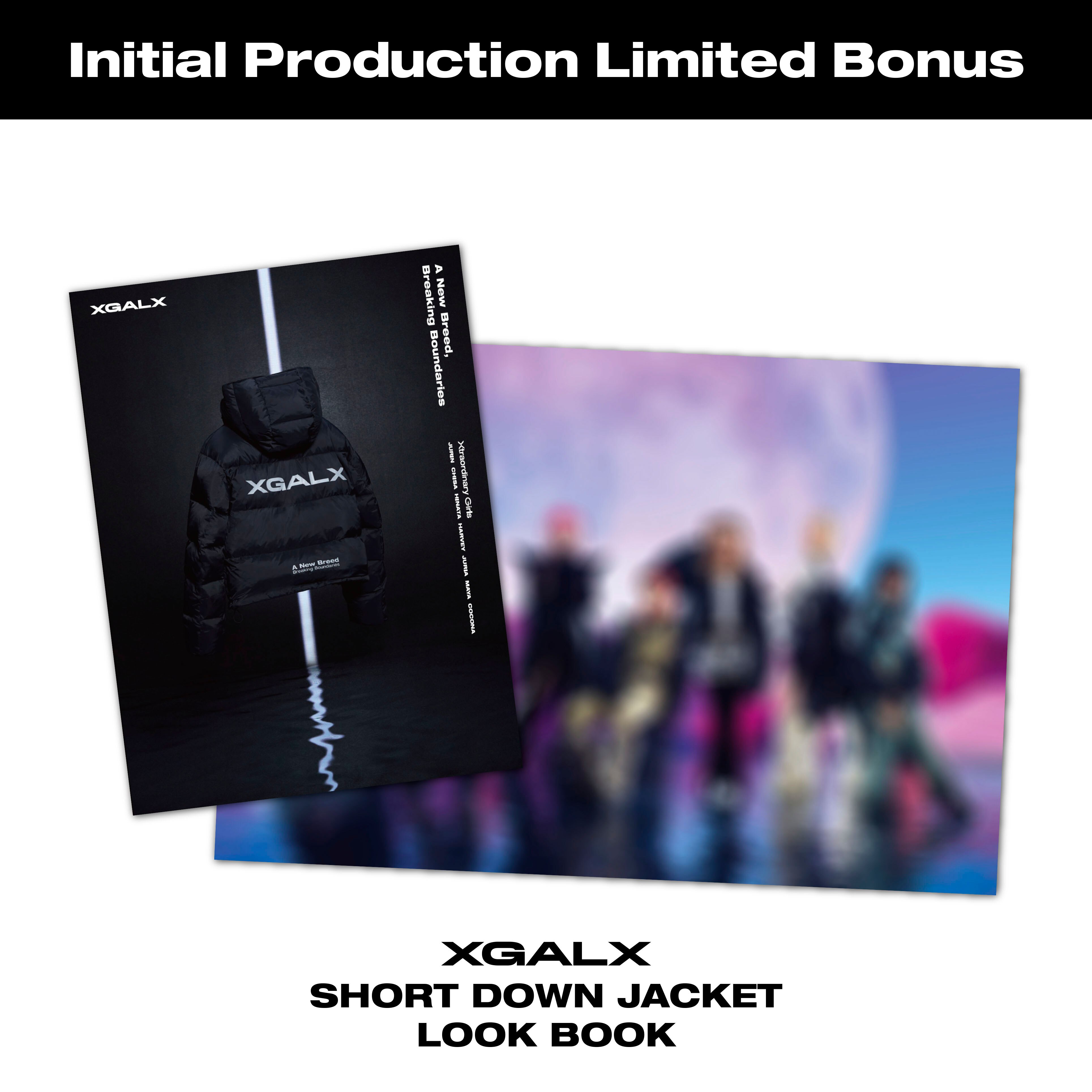 EXCLUSIVE PRODUCTS]XGALX SHORT DOWN JACKET MERCHANDISE Information