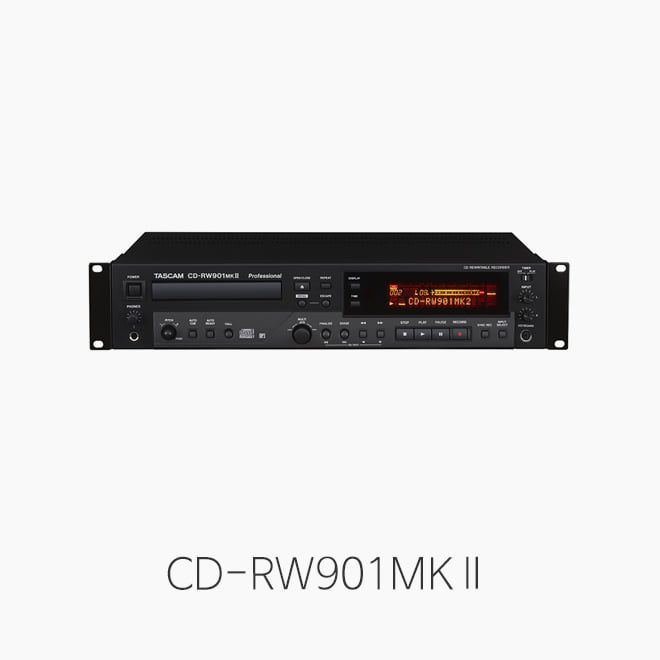 TASCAM] CD-RW901MKII/CD-RW901MK2 프로패셔널 CD 레코더 - 사운드파워