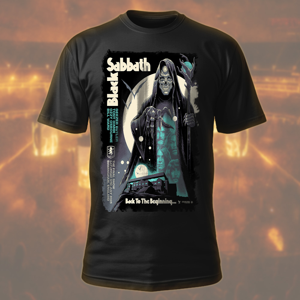 Black Sabbath T-Shirt Back to the Beginning World Tour 2025 Shirt