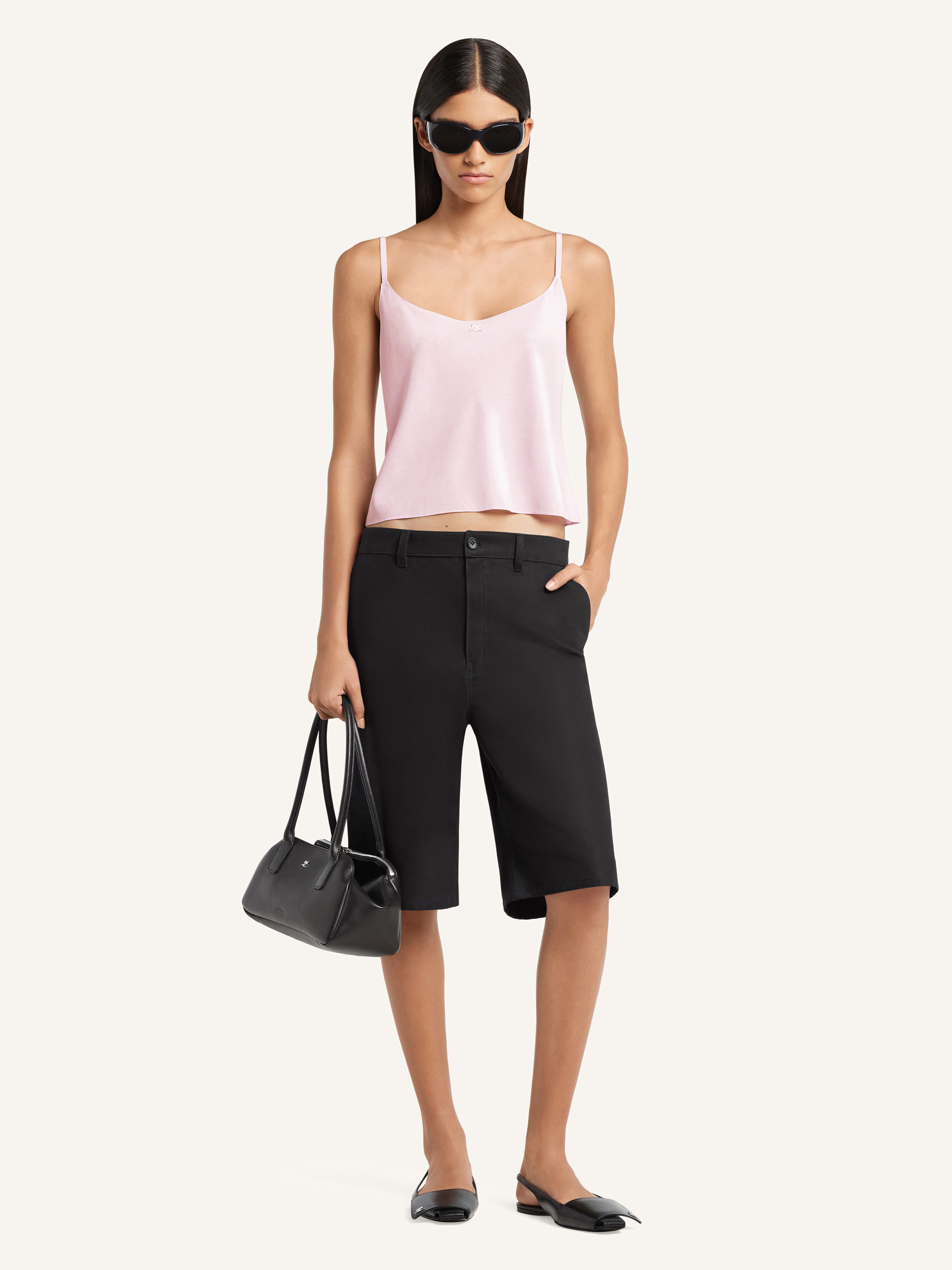 LINGERIE SILK TOP - courrèges